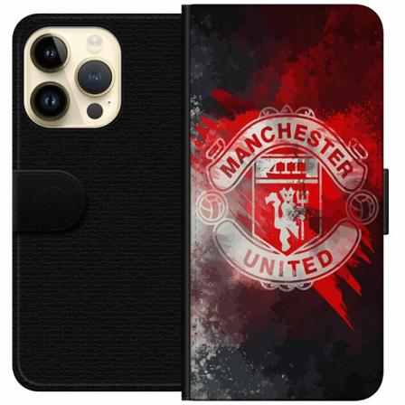 Apple Iphone 14 Pro Plånboksfodral Manchester United Fc