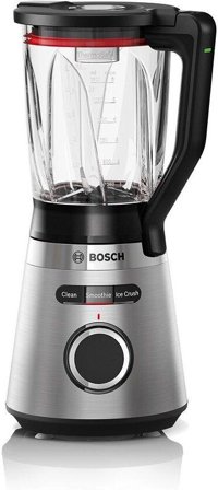 Bosch Serie 4 MMB6382M Mixer Tischplatten-Mixer 1200 W Schwarz, Edelstahl