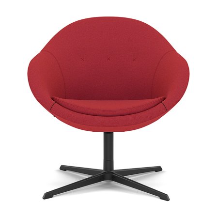 Varier Furniture Kokon Club - Red Wool - Black base