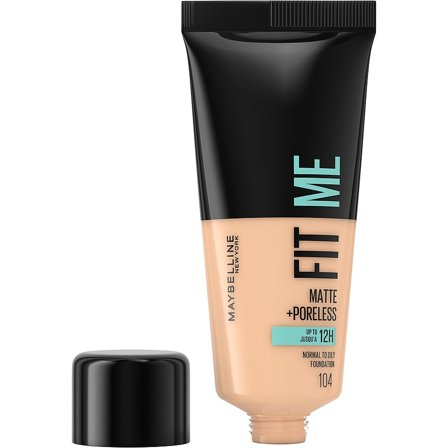 Maybelline New York Fit Me Matte & Poreless Foundation 104 Soft Ivory, Makeup, Ansigt, Foundation
