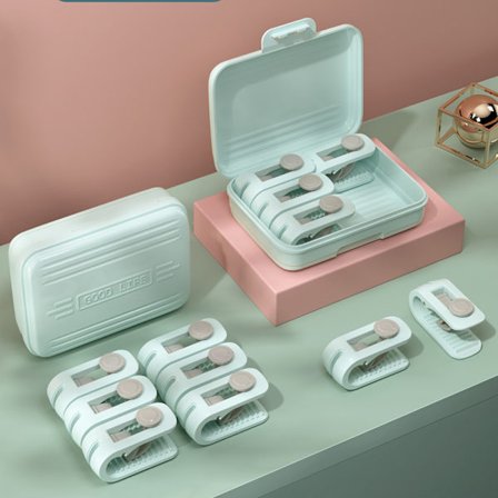 Sengesett Klyper, Sett med 6 Dyne Klyper, Nålfri, Sengetøy