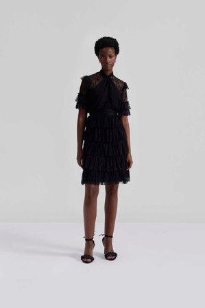 Malina - Liona mini dress - S - Black