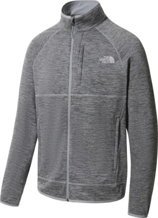 The North Face Men's Canyonlands Full Zip Fleece Jacket Men Mid layer tops Grey M