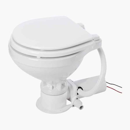 Toalett med elpump - Biltema