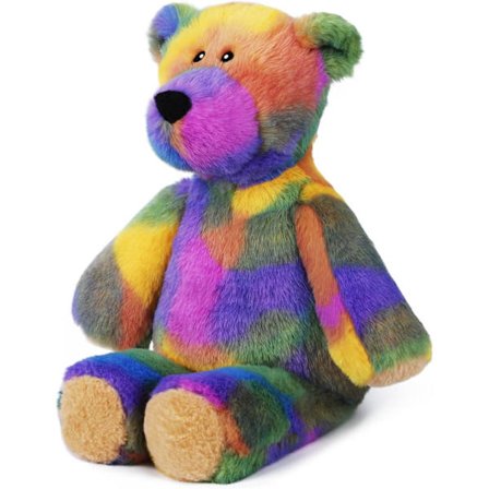 Teddybjørn, 14 tommer regnbuefarvet bamse dukke bamse barn
