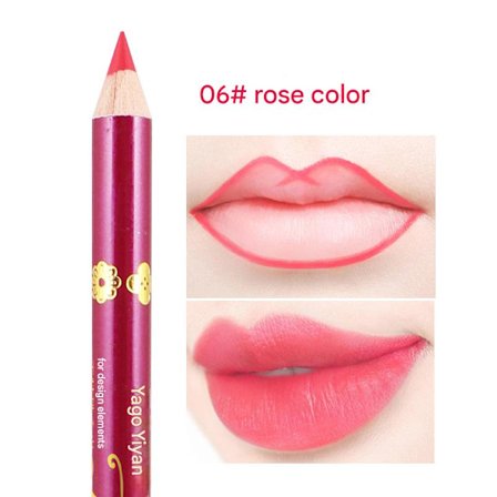 Yalaiyi Læbestift & Lip Liner 13 Farver Mat Vandtæt Langtidsholdbar Velvet Læbestift Pen