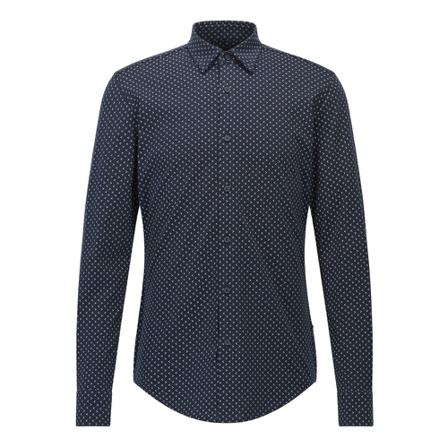 Hugo Boss, Shirt Blauw, Heren, Maat:M