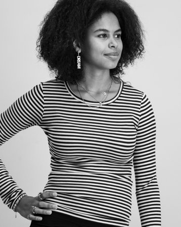 Sofie Schnoor T-shirt long-sleeve Kirjava T-paidat Tytöt - Kids Brand Store