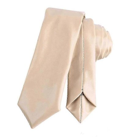 Retro PU Læder Slips Casual Smalt Slips Mode JK Slips Unisex