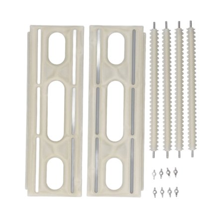 Tørrestativ til vinylplader - Opbevaringsholder med stor kapacitet og savtandsdesign