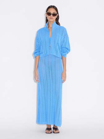 Holzweiler - Tine Crochet Dress - Blue - Womens - Small