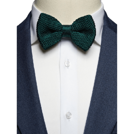 John Henric Knitted Bow Tie Kostymtillbehör Herr Grön ONESIZE