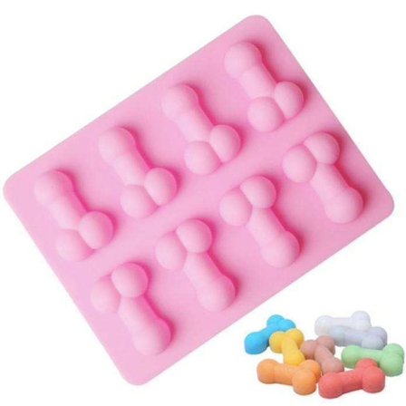 3 pralineformer penisformet, haneformet - Isform