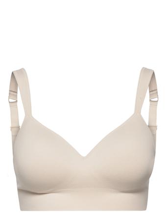 Sports Bra Sofie Seamless Lingerie Bras & Tops Sports Bras - ALL Beige Lindex