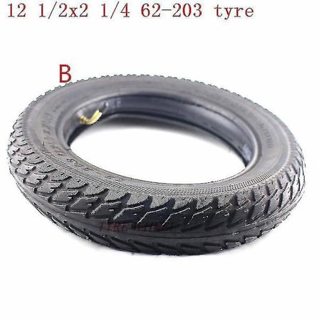 12 1/2x2 1/4 Hjul Dekk 12 Tommer 12 1/2 X 2 1/4 62-203 Dekk Slange Passer Mange Bensin Elektriske Scootere Og E-sykkel Folding Sykkel {Db)