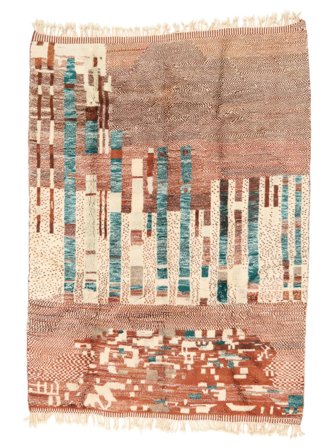 Berber Moroccan - Mid Atlas 222X300 Laine, Tapis