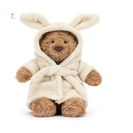 Jellycat Bartholomew Bjørn Plysj 26cm, Myk Kosete Teddy, Klassisk Gave til Barn, Søt Kosedyr Samleobjekt