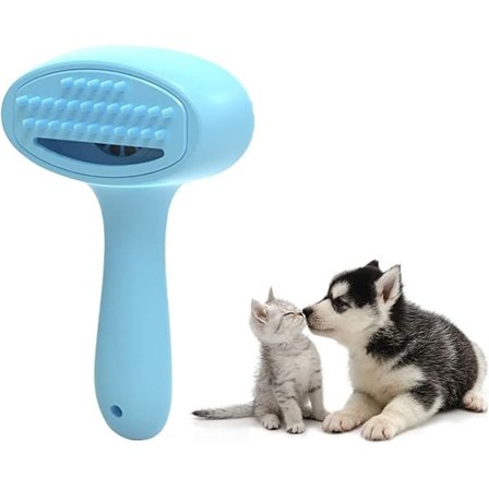 Elektrisk sugkatt hår massage fällning borste, hundar och katter G