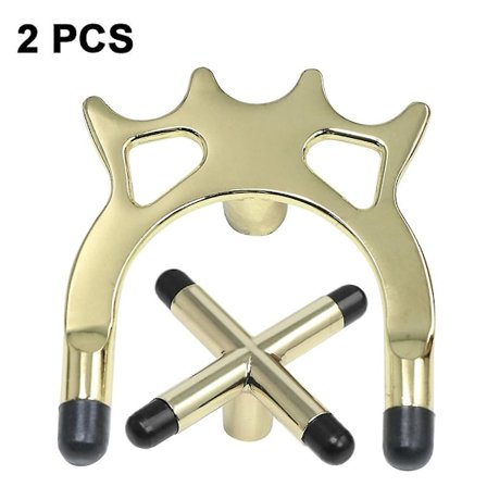 2 kpl biljardi keppi, biljardi keppi lisävaruste biljardi imitaatio kupari runko pää amerikkalainen snooker keppi teline napa haarukka risti haarukka 