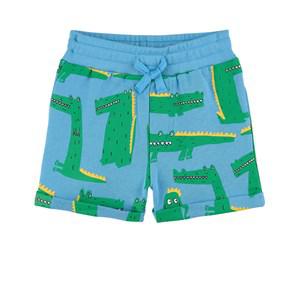 Stella McCartney Kids Blue Crocodile Print Shorts 9 Months - Shorts - 9 months - Blue - Junge