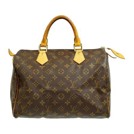 Louis Vuitton Vintage Pre-owned Speedy 30 Monogram HandTas , Bruin , Dames , Maat: ONE Size Vintage Tassen