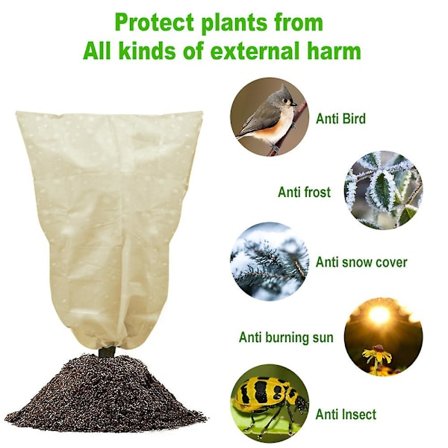 Vinterplante Frostbeskyttelsesdæksler, Have Fleece Frostbeskyttelse