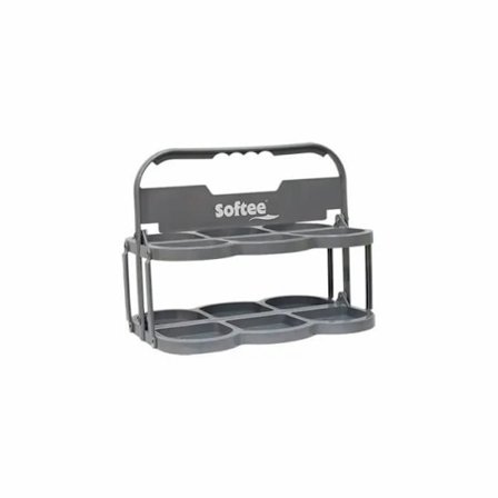 Softee Deluxe hopfällbar flaskhållare - grå - TU