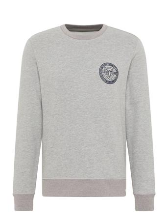 Style Ben Crewneck Sweat-shirt Genser Grå MUSTANG*Betinget Tilbud