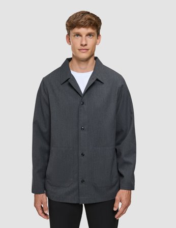 Shaping New Tomorrow - Heritage Overshirt - Stone Grey - Herr - Storlek XXL
