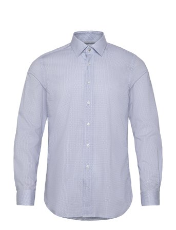 Geo Print Slim Shirt Blue Michael Kors