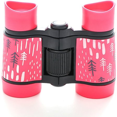 Børnekikkert med farverige gummigreb med tryk
