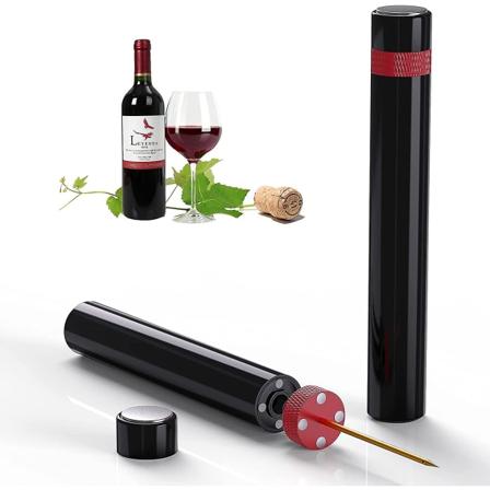 Korketrekker, lufttrykks korketrekker 7s kork popper ut, rødvin flaskeåpner verktøy bærbar flaskeåpner vin tilbehør profesjonell flaskepumpe