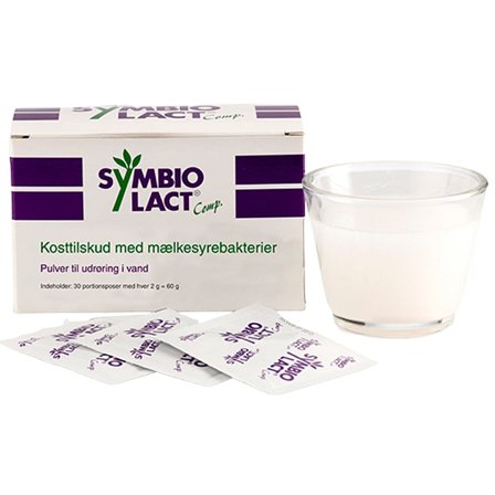 BioVita Symbiolact comp. 30 breve, Helse & Madvarer, Ingredienser, Mælkesyrebakterier