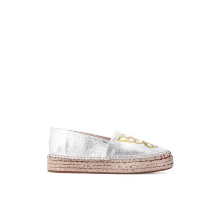 Sophia Webster Butterfly patterned espadrilles , Grijs , Dames , Maat: 39 EU