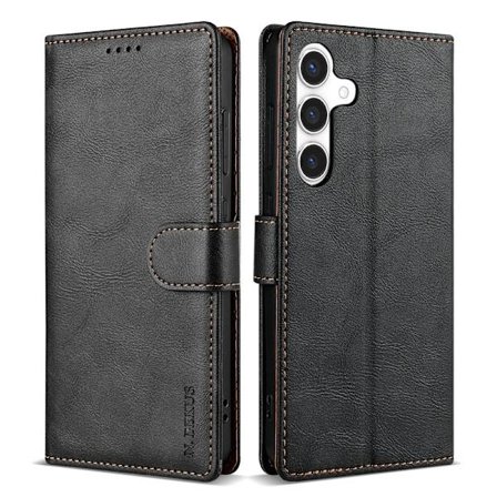 N.BEKUS Samsung Galaxy S26+ Plånboksfodral Konstläder - Svart