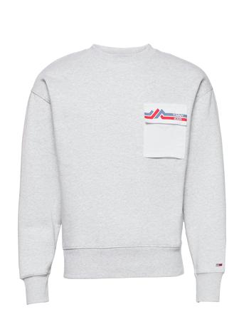 Tjm Pocket Crew White Tommy Jeans