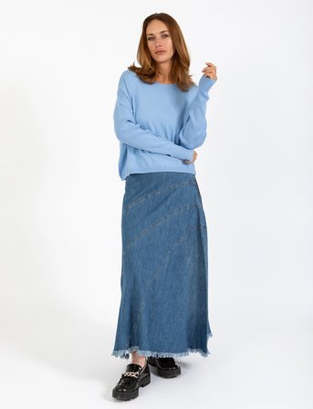 Coster Copenhagen Denim Skirt - Blue - 38