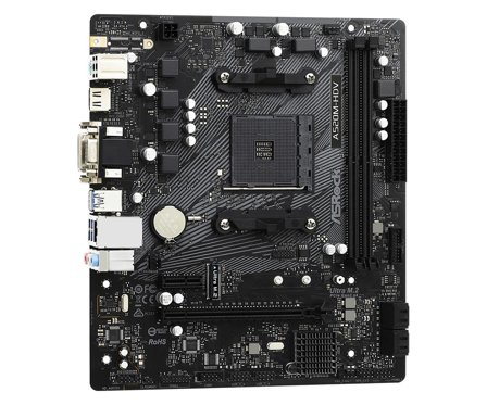 ASRock A520M-HDV - hovedkort - mikro ATX - Socket AM4 - AMD A520
