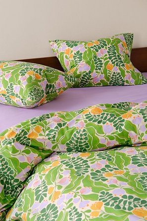 Jotex - 2-pack Örngott 50x60 Cm Ekologisk Grön FLORIAN - Köp Örngott hos Jotex