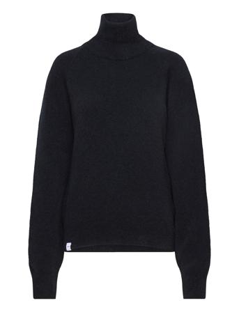 Sara Knit Tops Knitwear Turtleneck Black Makia