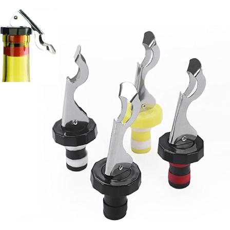 Flaskehetter med spak, universelle flaskestoppere, vinstork, for vinsamling, champagne