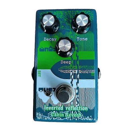 Gitar Reverb Effekter Invertert Refleksjon Kabinett Reverb Effektpedal for Elektrisk Gitar Bass