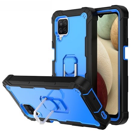 Case för Samsung A12 5G Case, Galaxy A12 Case, Allytech Slim Fit Rugged 3-lagers stötsäkert skydd Hybrid Kickstand Phone case Cover för