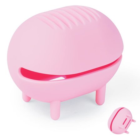 Sminksvamp Hållare, Silikon Blender Fodral Sminksvamp Hållare (Rosa)