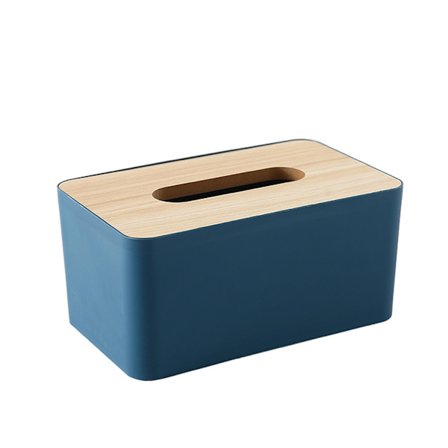 Bambus Tissue Box 20.5cm Blå