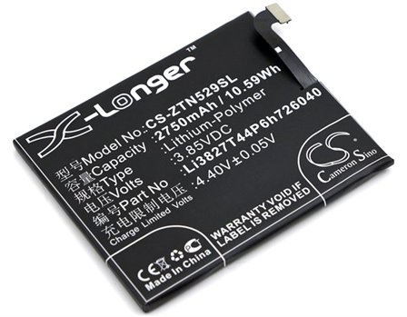 Batteri for smarttelefon, mobil for ZTE Nubia Z11 mini, NX529, NX529J