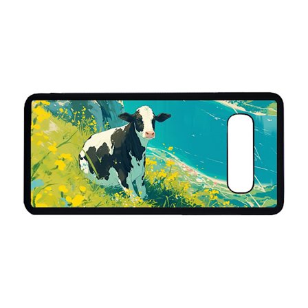 Barn Tecknad Ko Samsung Galaxy S10+ Skal