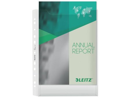 LEITZ Plastficka Premium 0,18 A4 5/fp - Lyreco - Kontorsmaterial - Mappar och plastfickor - Plastfickor - Öppen överkant