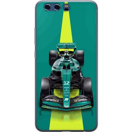 Yhteensopiva Puhelinkuori Huawei Huawei P10 Aston Martinin Formula 1 -auto vihreässä kilpailumuotoilussa, jossa on moderni studiosentuntma