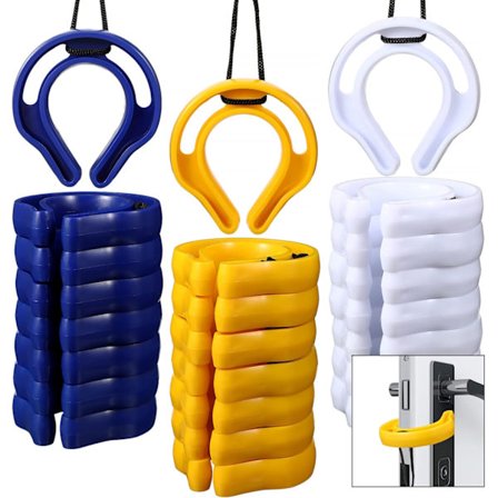 24 stk. Dørstopper med tau for førstehjelpere, utstyr for rettshåndhevelse, taktisk dørstopperkile for politi, brannmann, ambulansetjenester, 